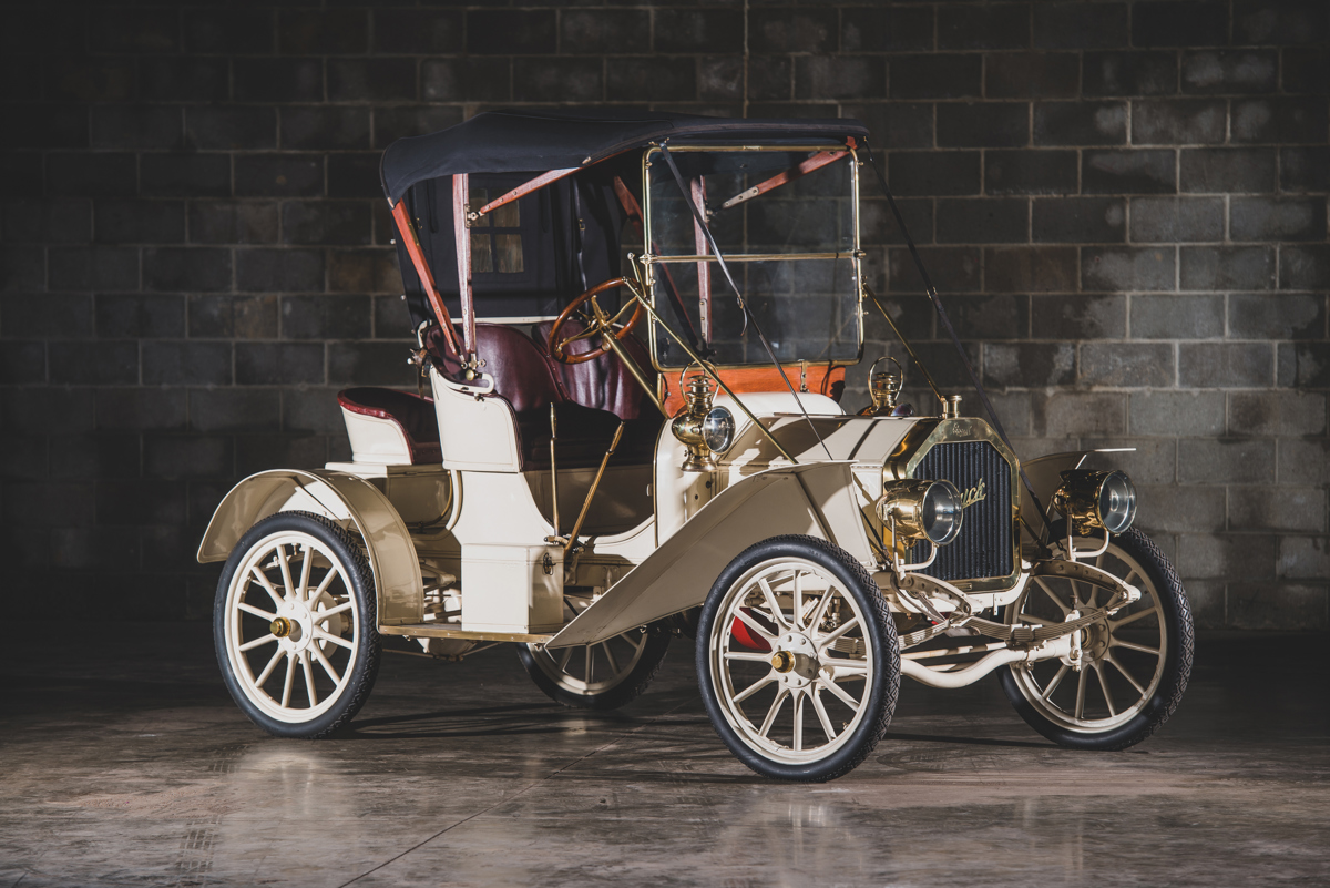 1908 Buick Model 10 Runabout offered at RM Sotheby’s The Guyton Collection live auction 2019